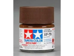 Tamiya Mini XF-79 Flat Linoleum Deck Brown 10ml Acrylic Paint