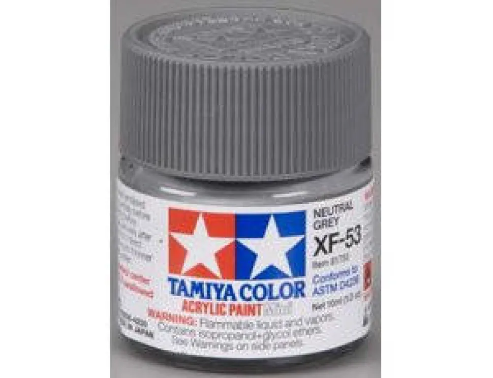 Tamiya Mini XF-53 Flat Neutral Grey 10ml Acrylic Paint