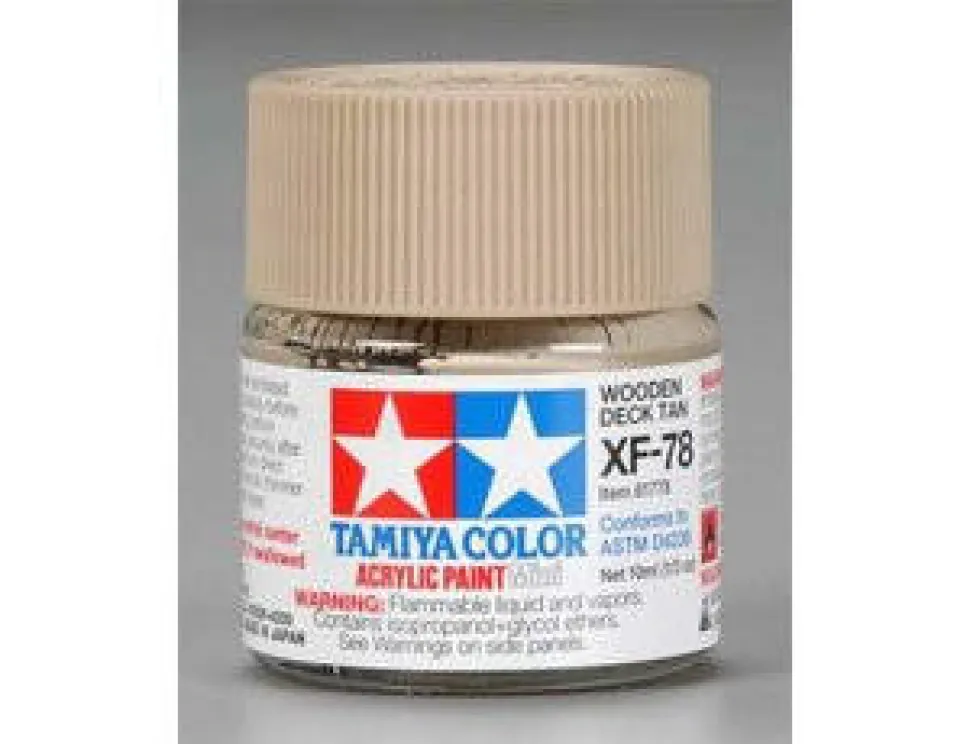 Tamiya Mini XF-78 Flat Wooden Deck Tan 10ml Acrylic Paint