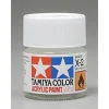 Tamiya Mini X-02 Gloss White 10ml Acrylic Paint