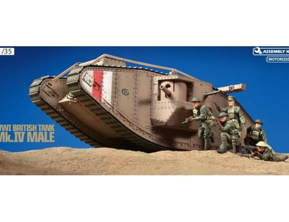 Tamiya 1/35 Mk.IV Tank Male