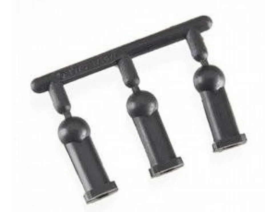 Tamiya 4mm Adjuster Black (3pcs) Buggy Champ/Sand Scorcher