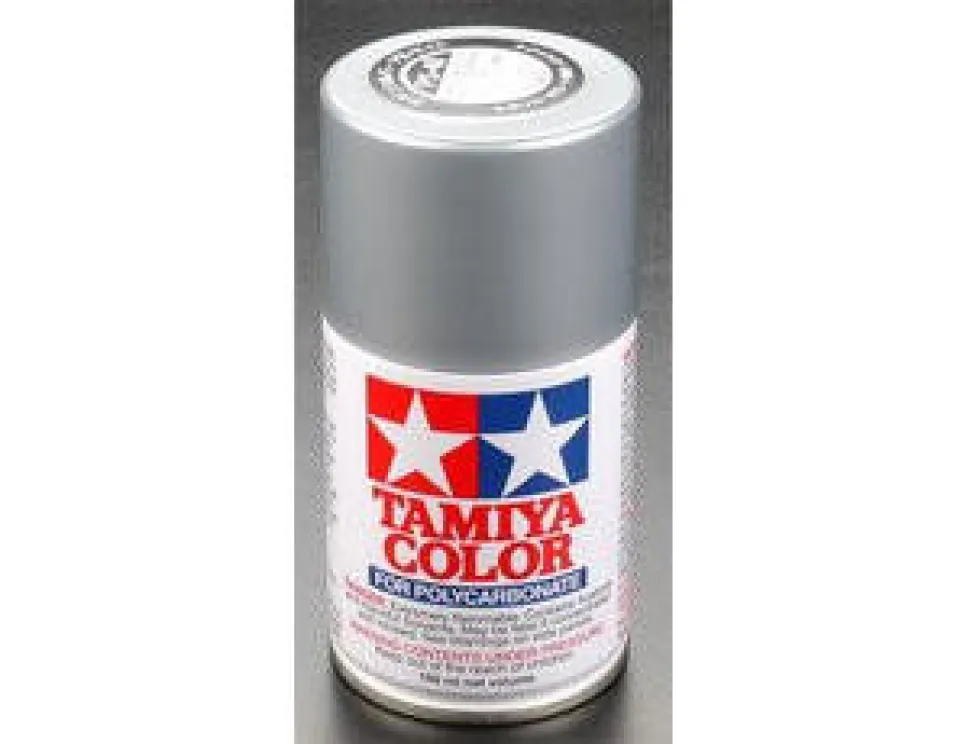 Tamiya PS-48 Anodised Silver Polycarbonate Spray Paint