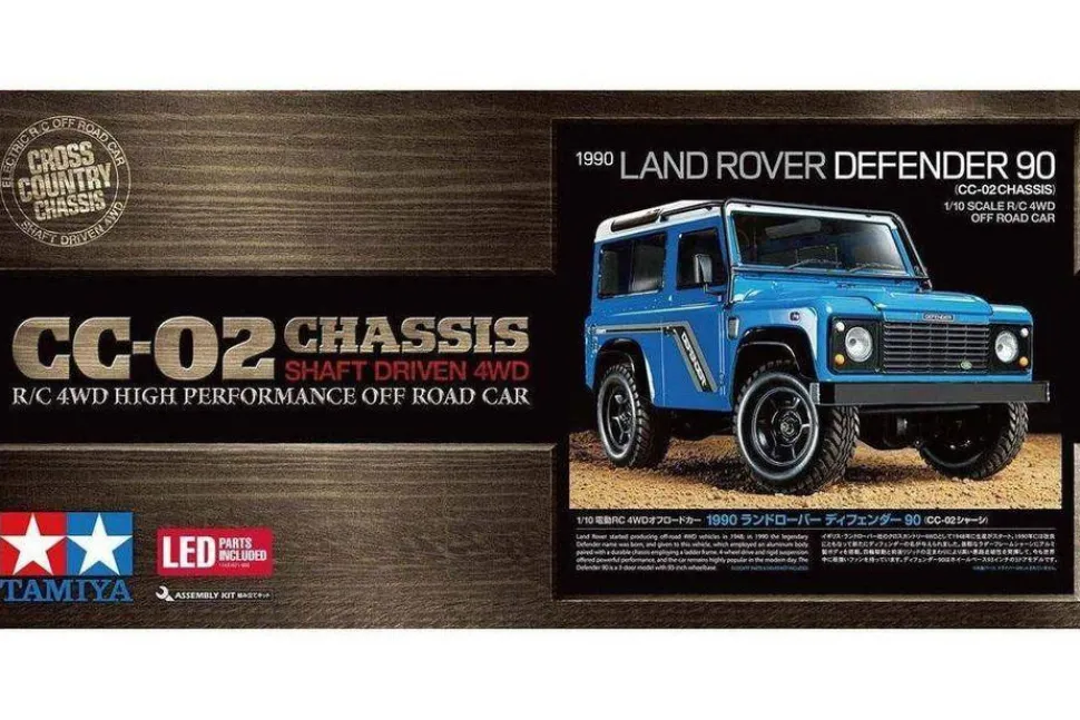 Tamiya RC Land Rover Defender 90 CC-02 Model Kit