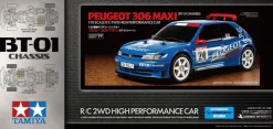 Tamiya 1/10 RC Peugeot 306 Maxi (BT-01) Super Package Deal