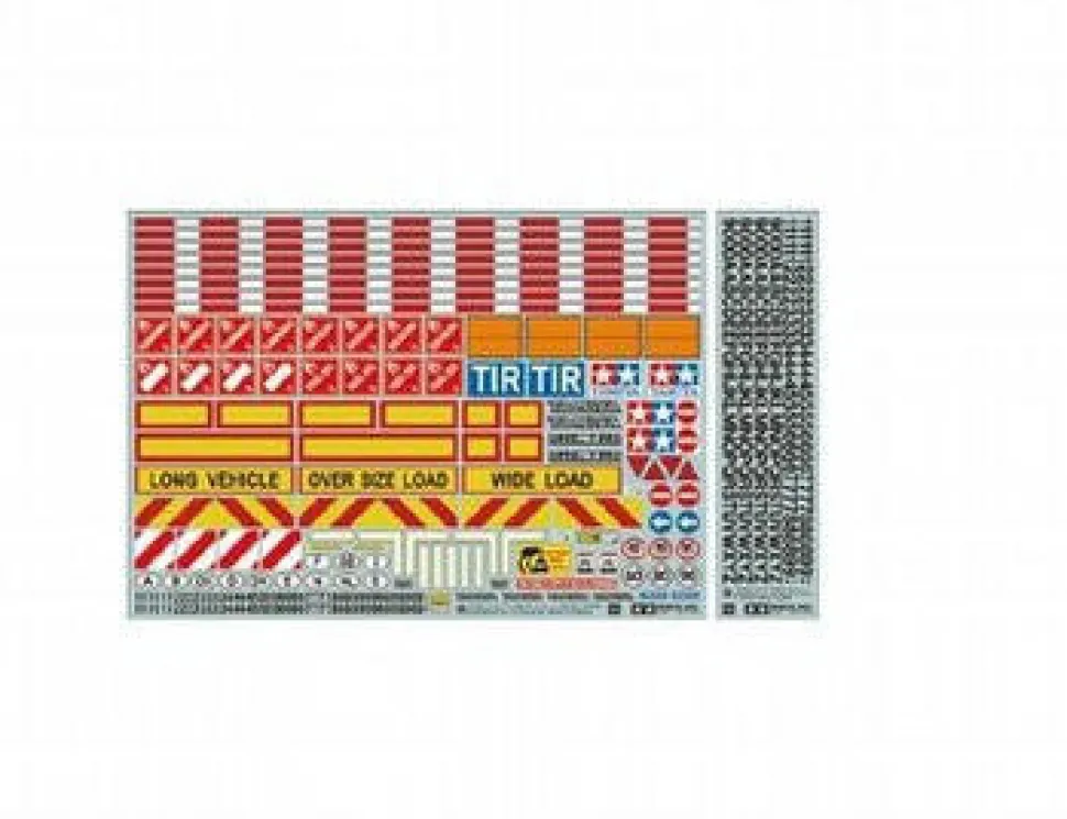 Tamiya RC Truck/Trailer Sticker Set for 1/14 Scale Trucks