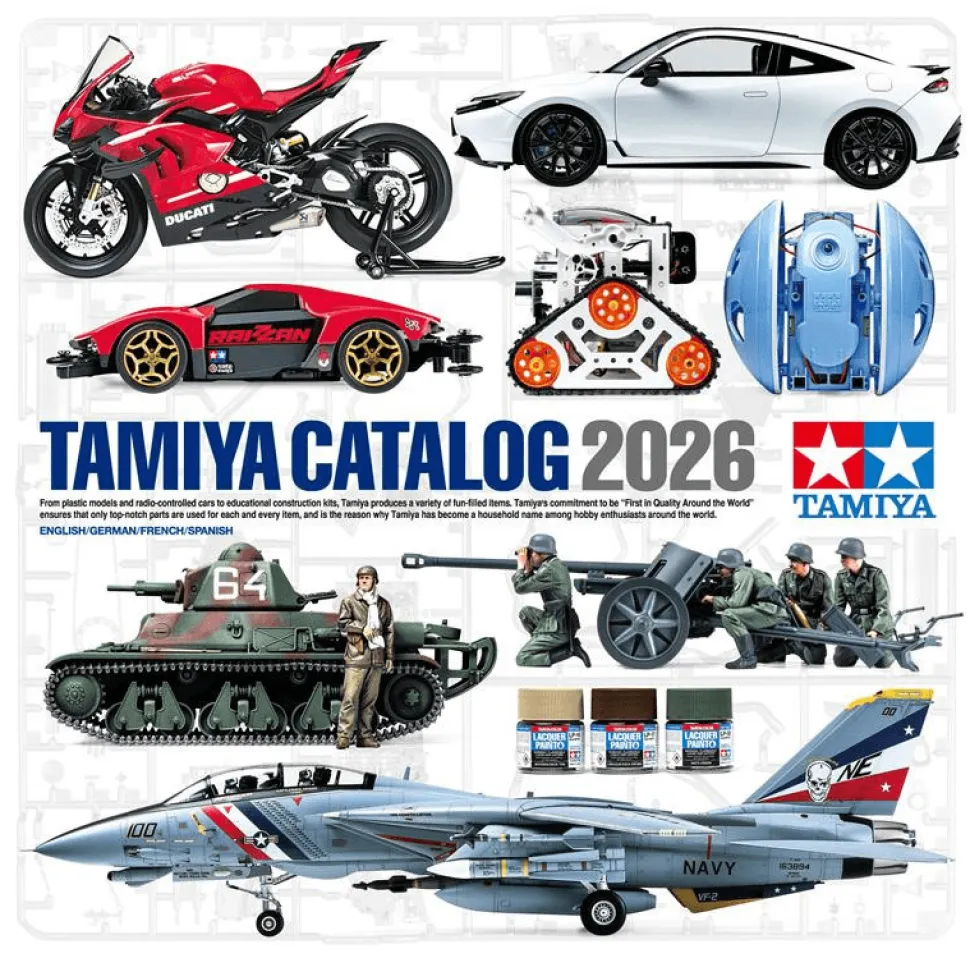 Tamiya 2026 Static Model Catalogue