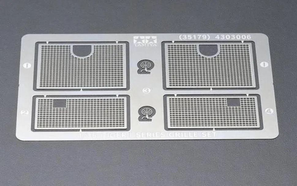 Tamiya 1/35 Tiger I Photo-Etched Grilles Set