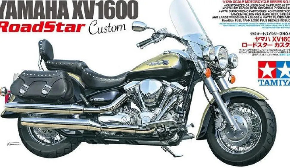 Tamiya 1/12 Yamaha XV1600 Road Star Custom Model Kit