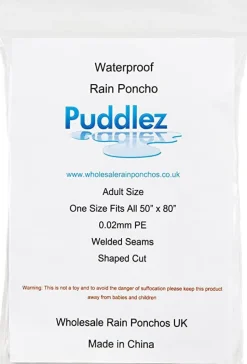 Toolzone Waterproof Rain Poncho