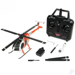 Twister MD 500 Scale 250 Flybarless Helicopter with 6 Axis Stabilisation and Altitude Hold (Military)
