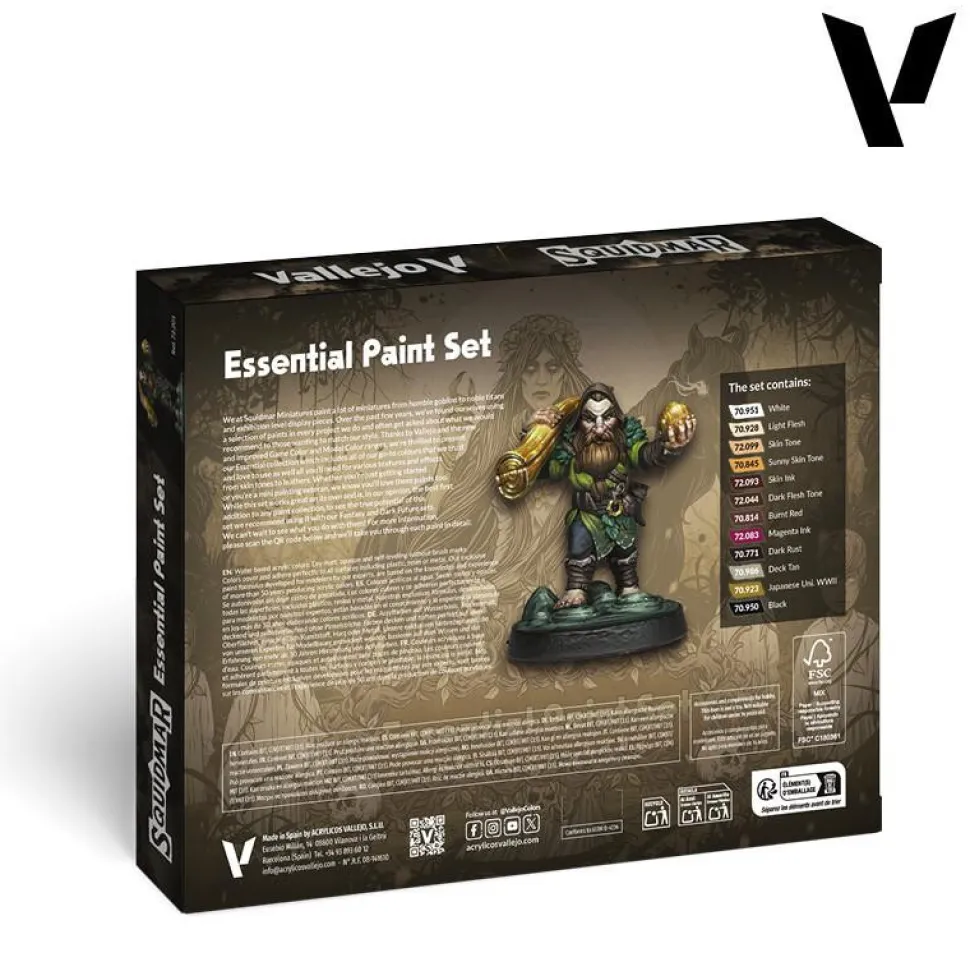 Vallejo Game Color Set - Essential Set by Squidmar Miniatures