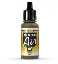 Vallejo Model Air 264 17ml Brown Violet RLM81 Matt Acrylic