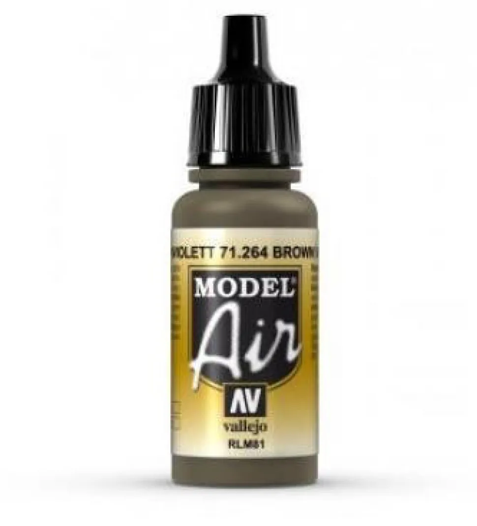 Vallejo Model Air 264 17ml Brown Violet RLM81 Matt Acrylic