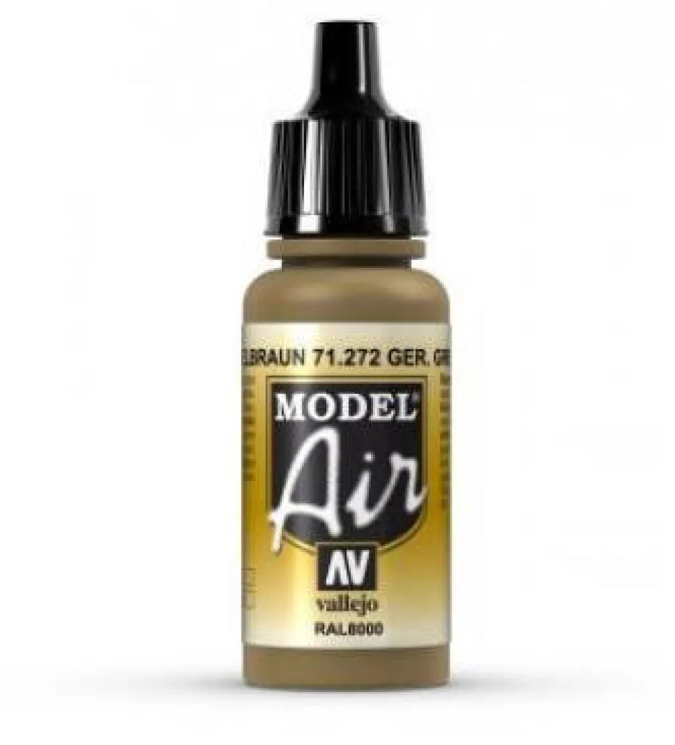 Vallejo Model Air 272 17ml German Green Brown Matt Acrylic