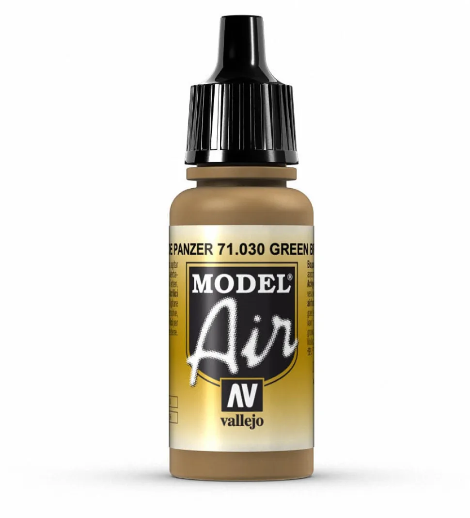 Vallejo Model Air 030 17ml Green Brown Matt Acrylic