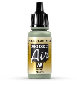 Vallejo Model Air 305 17ml Interior Grey Green Matt Acrylic