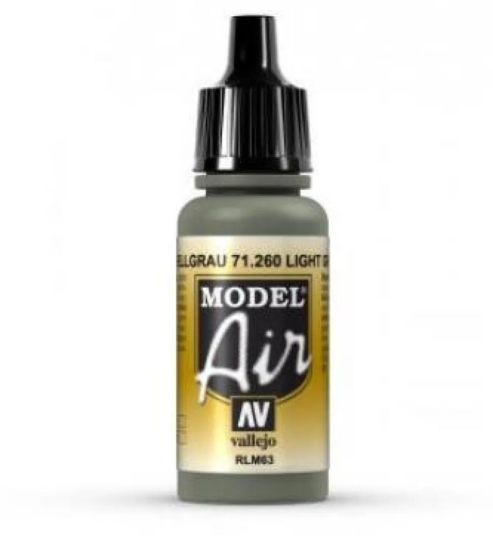 Vallejo Model Air 260 17ml Light Grey RLM63 Matt Acrylic