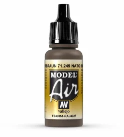 Vallejo Model Air 249 17ml NATO Brown Matt Acrylic
