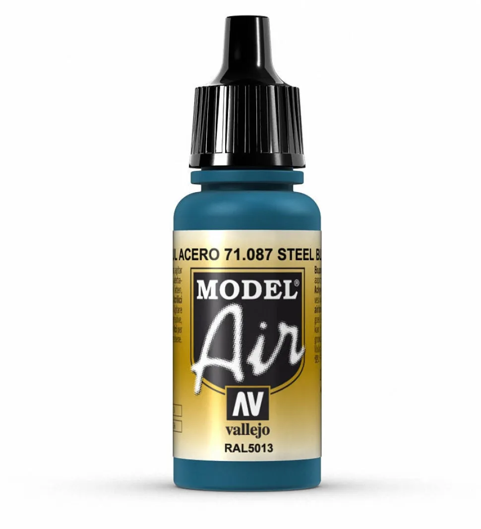 Vallejo Model Air 087 17ml Steel Blue Matt Acrylic