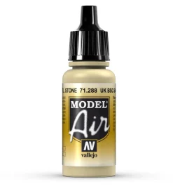 Vallejo Model Air 288 17ml UK BSC Portland Stone Matt Acrylic