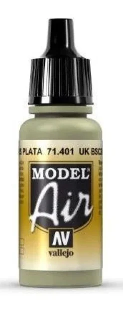 Vallejo Model Air 401 17ml UK BSC 28 Silver Grey Matt Acrylic