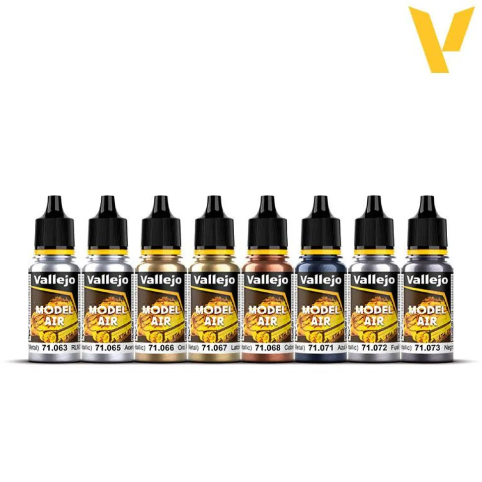 Vallejo Model Air Set - Metallic Colors