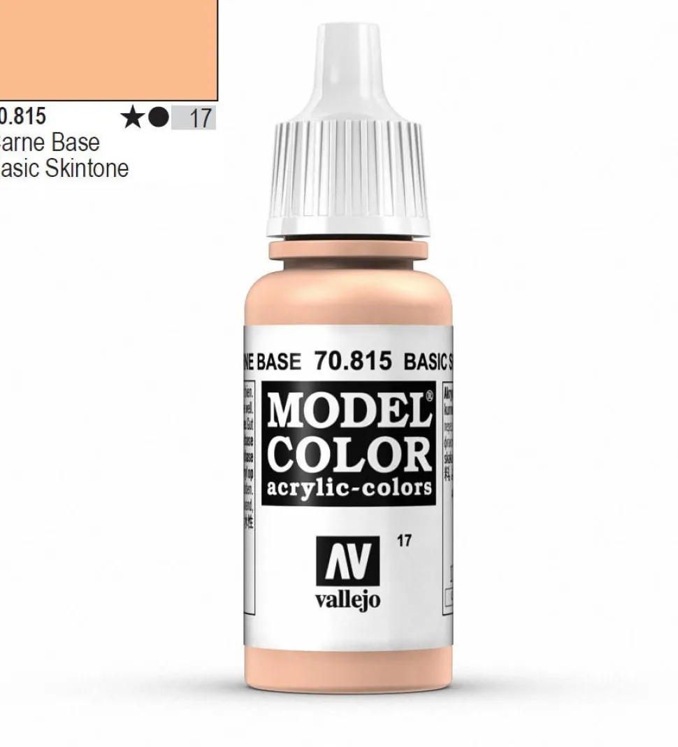 Vallejo Model Color 815 17ml Basic Skintone Matt Acrylic