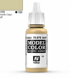Vallejo Model Color 976 17ml Buff Matt Acrylic Paint