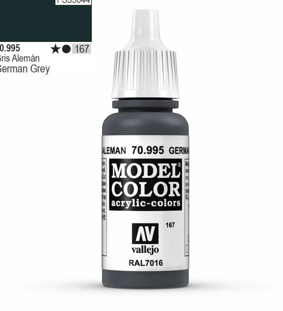 Vallejo Model Color 995 17ml German Grey Matt Acrylic