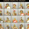 Victrix 28mm Greek Hoplite Heads