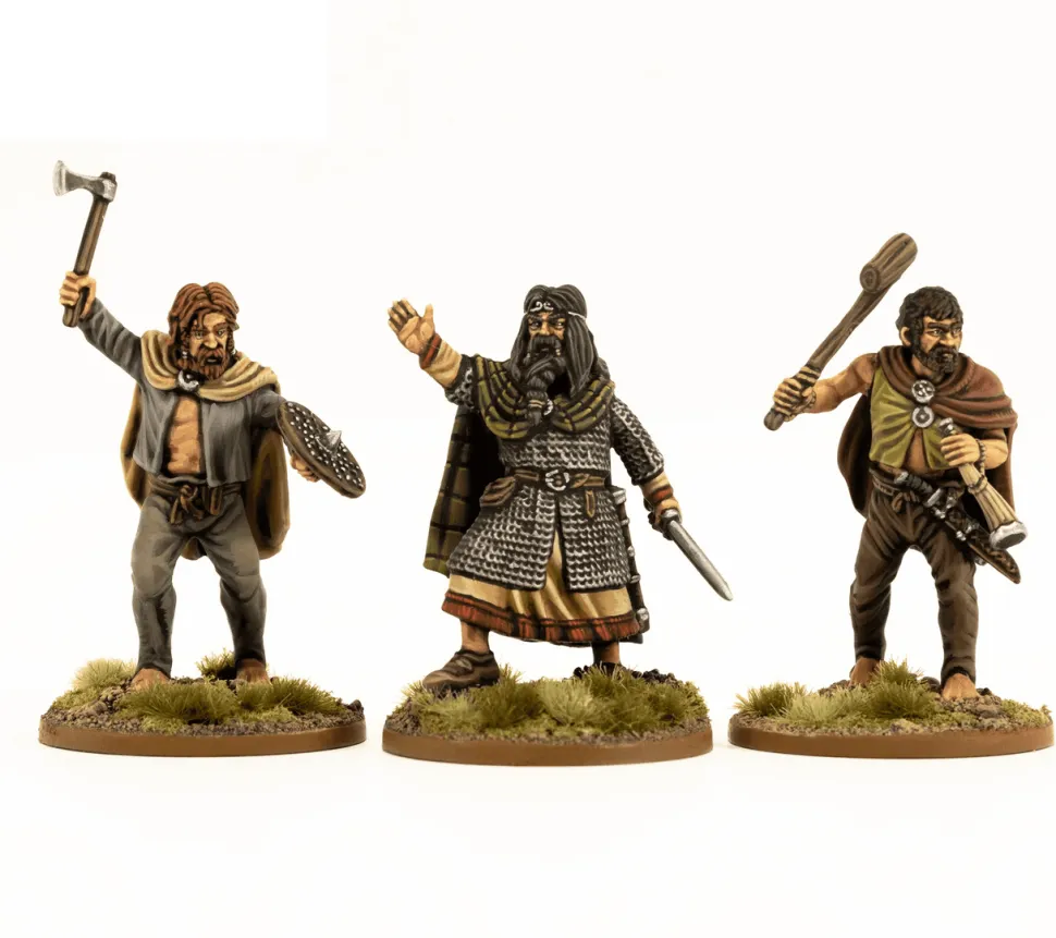Victrix 28mm Irish Warriors with Dogs