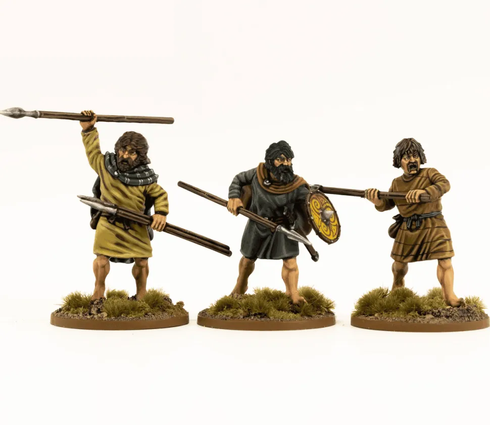 Victrix 28mm Irish Warriors with Dogs