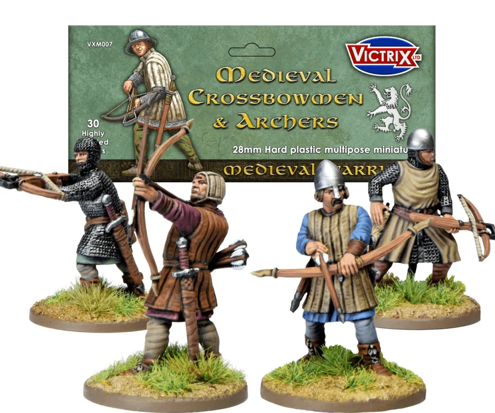 Victrix 28mm Medieval Crossbowmen & Archers