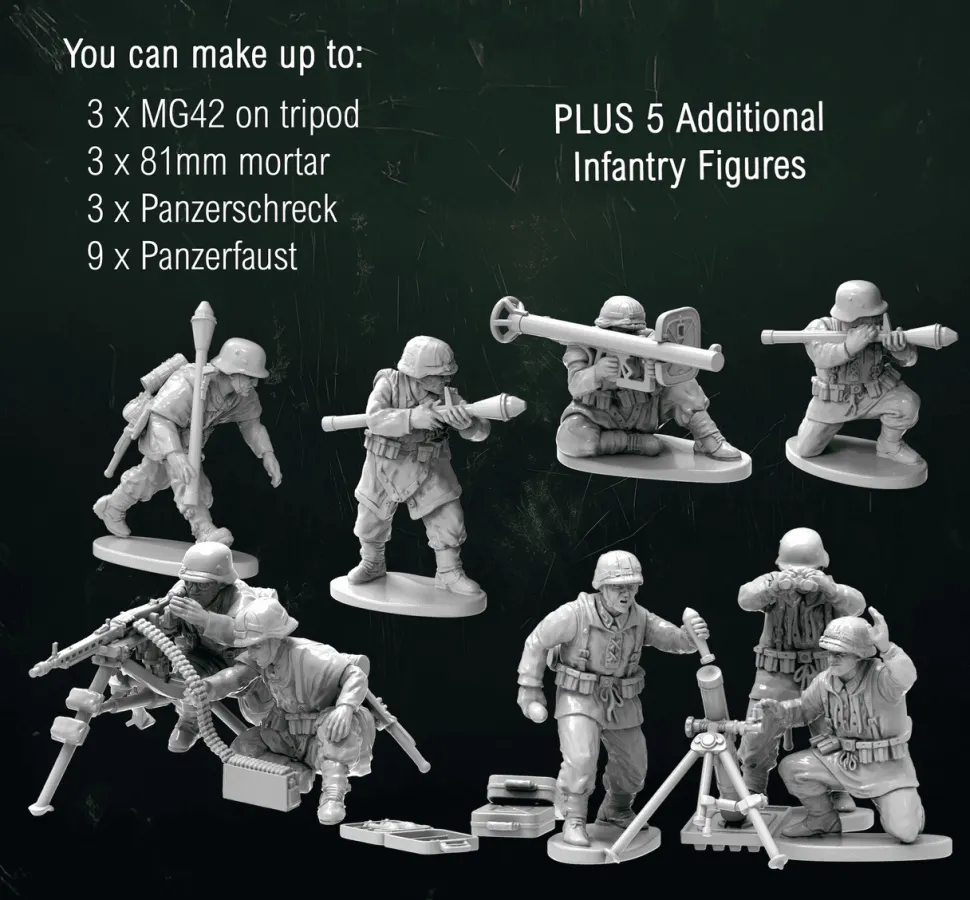 Victrix 28mm WWII German Heavy Weapons Support 1944-1945
