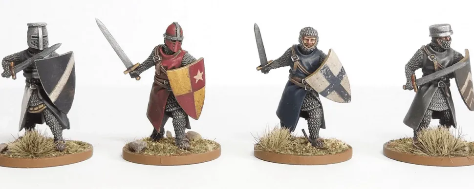 Wargames Atlantic 28mm Age of Chivalry - The Barons' War - Foot Knights 1150-1320