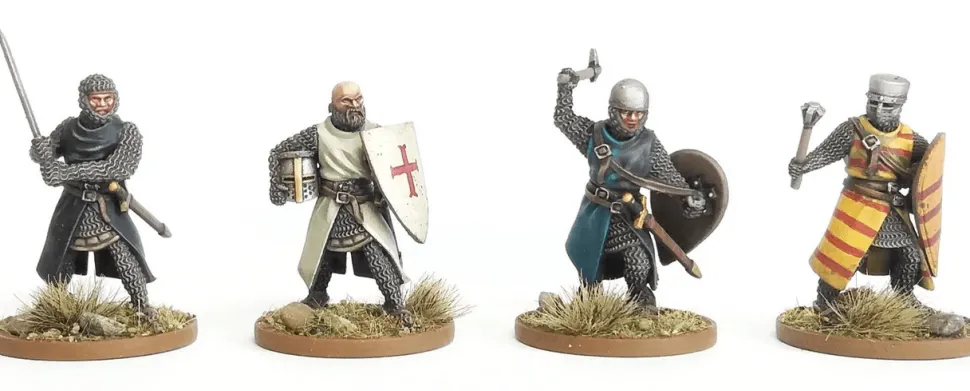 Wargames Atlantic 28mm Age of Chivalry - The Barons' War - Foot Knights 1150-1320