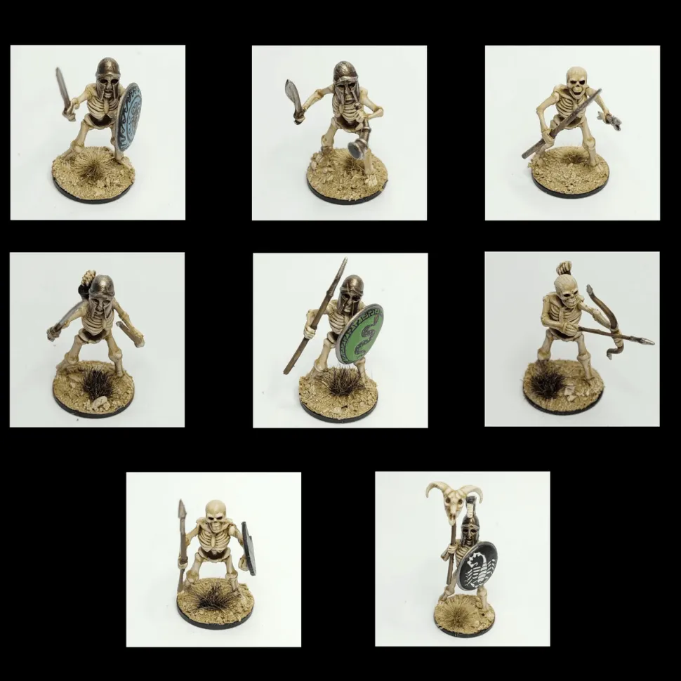 Wargames Atlantic 28mm Classic Fantasy - Skeleton Cavalry and Chariots