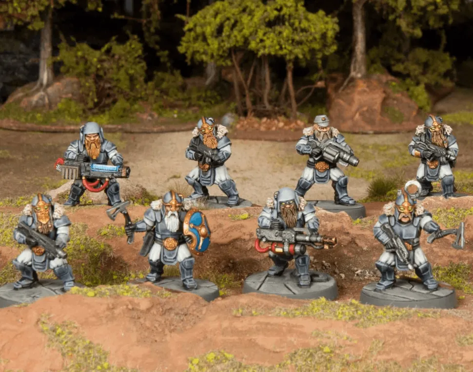 Wargames Atlantic 28mm Death Fields - Einherjar Infantry