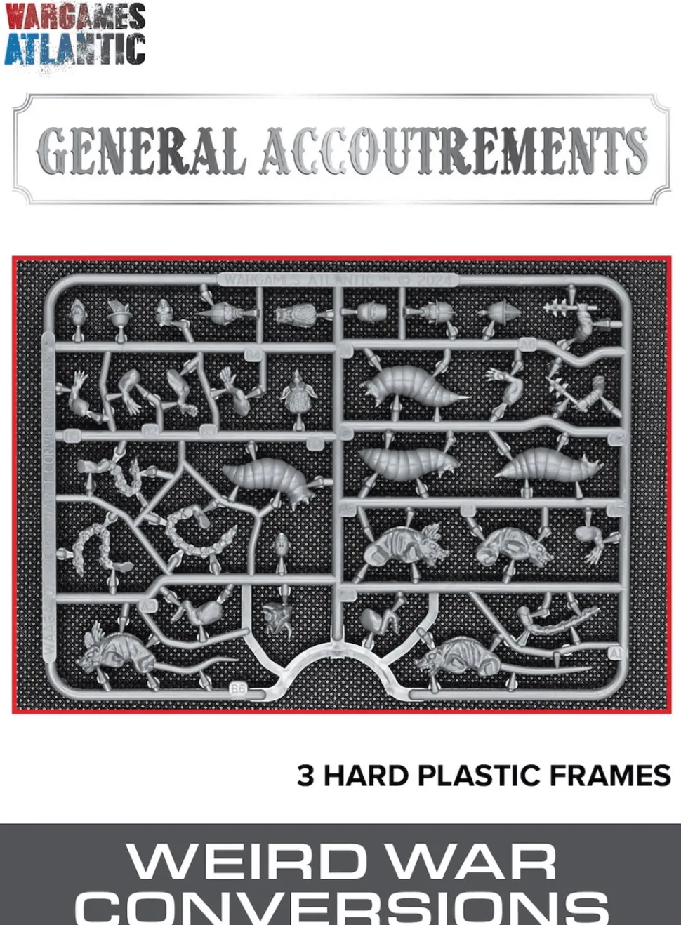 Wargames Atlantic 28mm General Accoutrements - Weird War Conversions