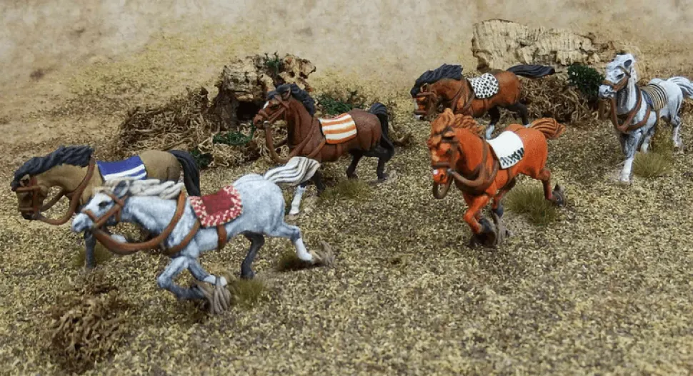 Wargames Atlantic 28mm General Accoutrements - Light Horses