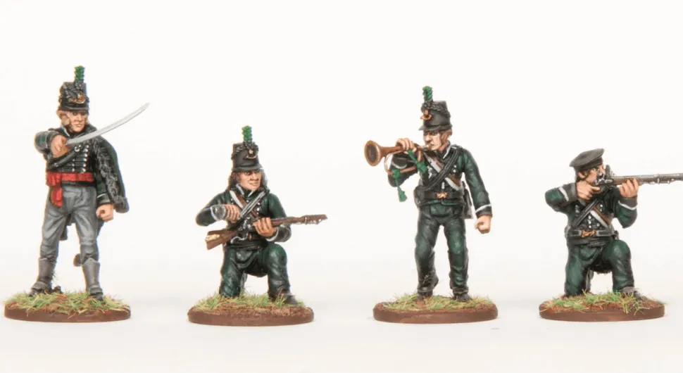 Wargames Atlantic 28mm Napoleonic Wars - British Riflemen