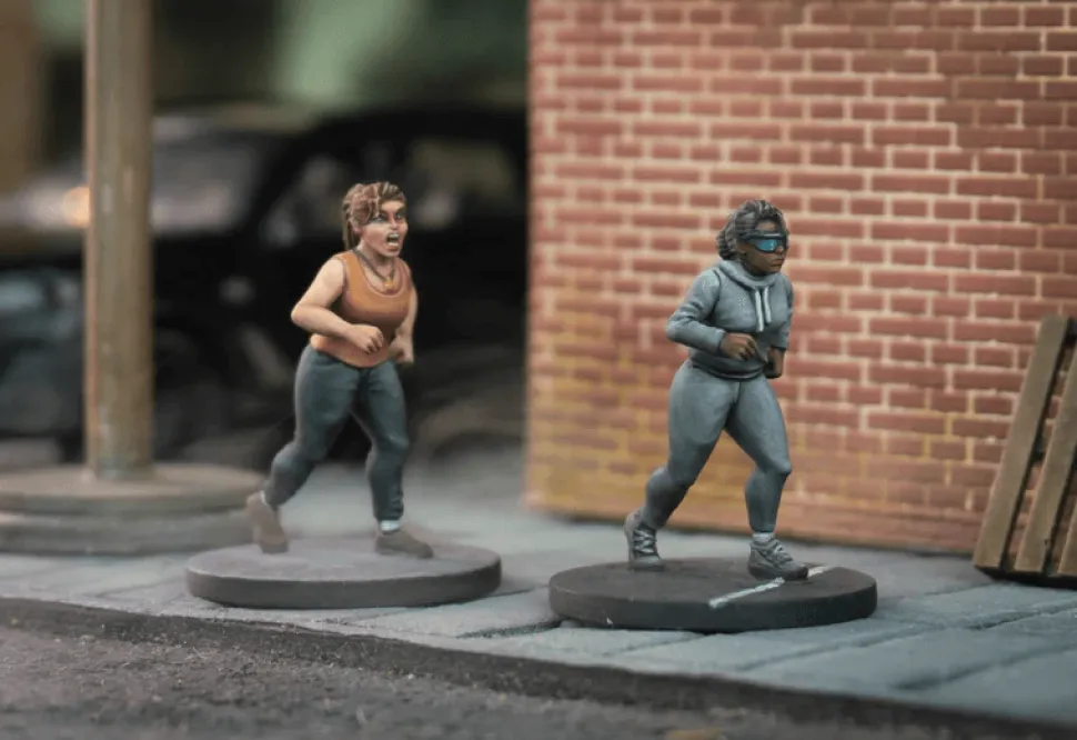 Wargames Atlantic 28mm Pulp Adventure - Civilians and Survivors Set 2 - Women