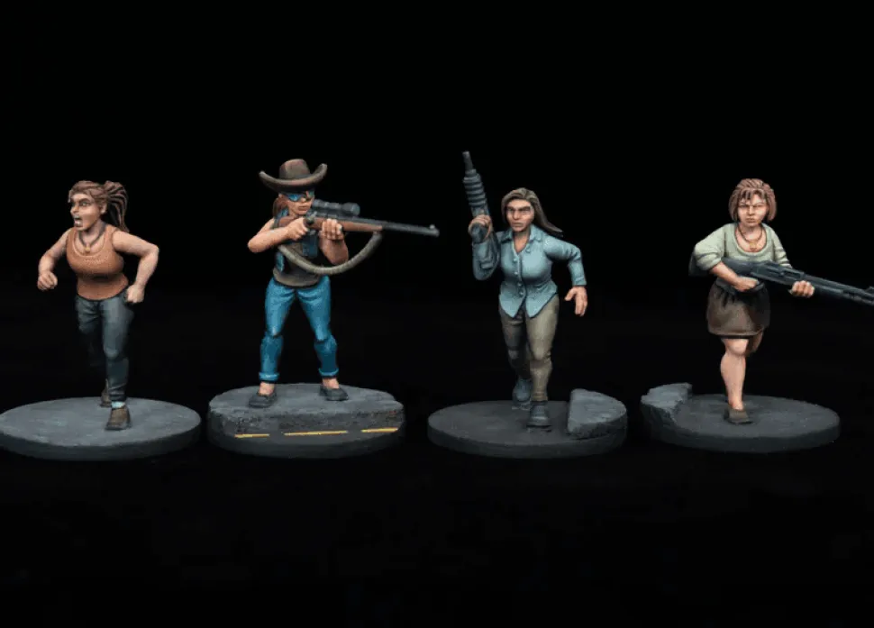 Wargames Atlantic 28mm Pulp Adventure - Civilians and Survivors Set 2 - Women