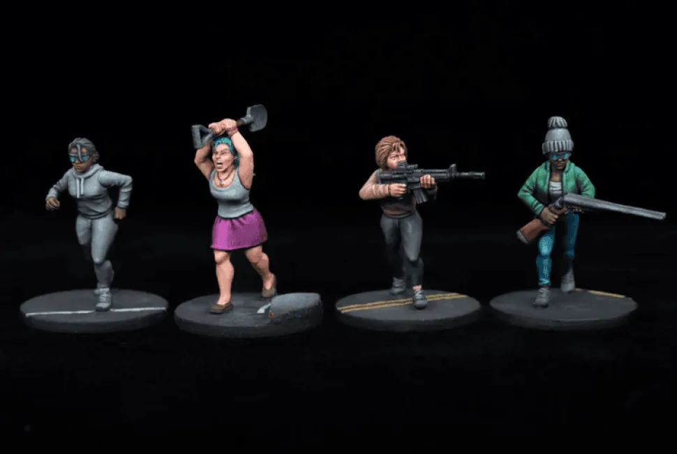 Wargames Atlantic 28mm Pulp Adventure - Civilians and Survivors Set 2 - Women