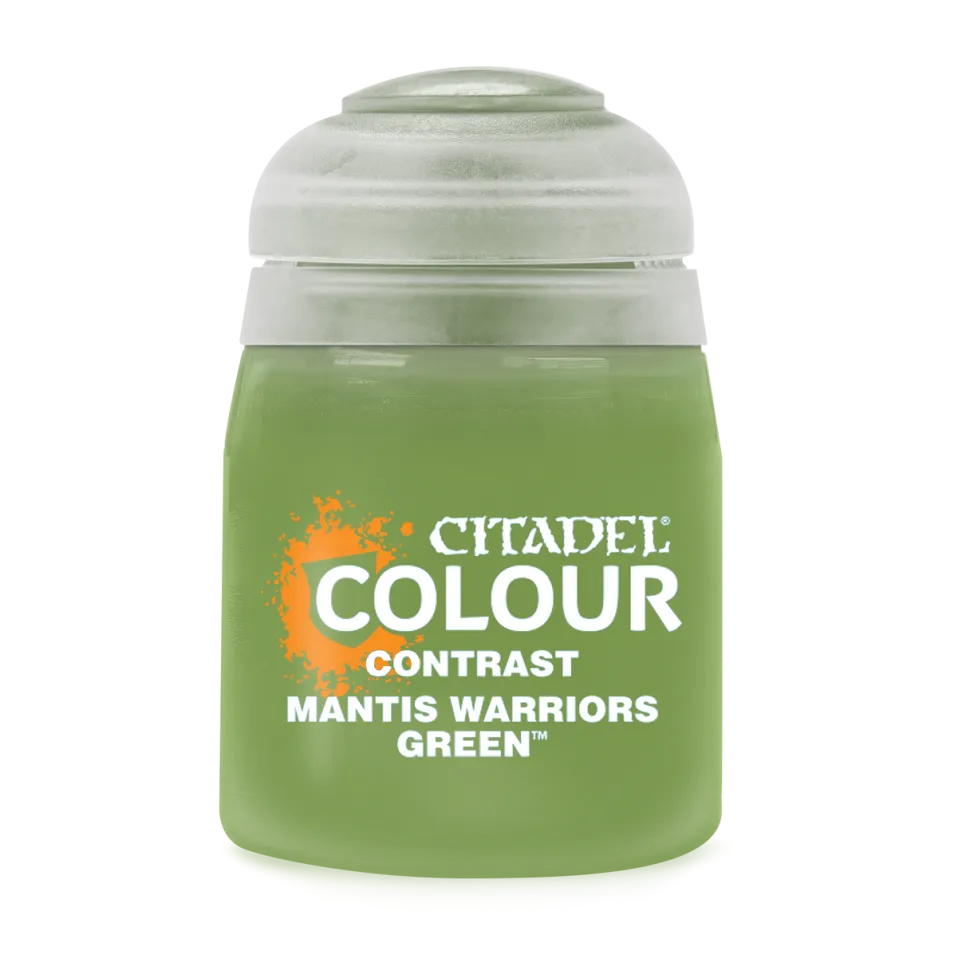 Warhammer Colour 18ml Contrast Mantis Warriors Green Acrylic Paint