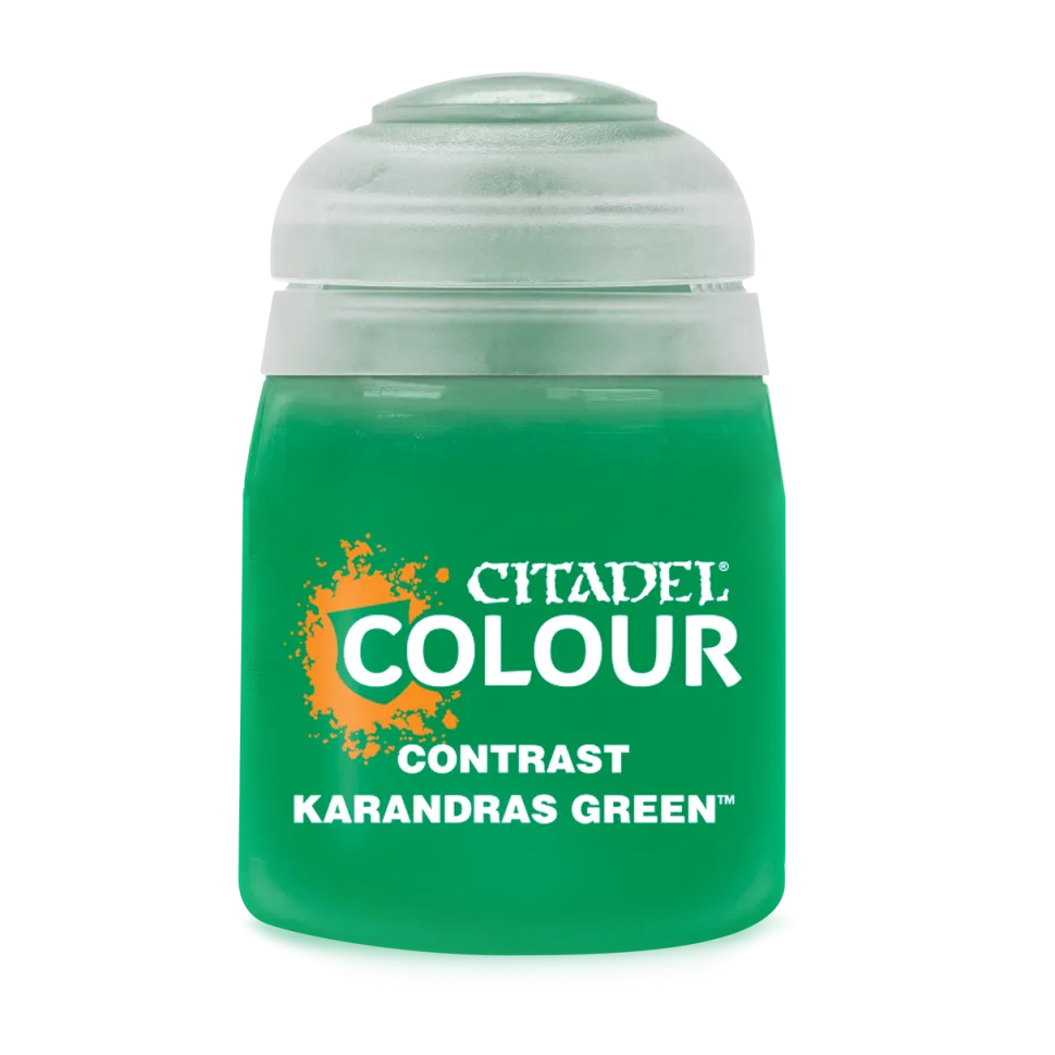 Warhammer Colour 18ml Contrast Karandras Green Acrylic Paint