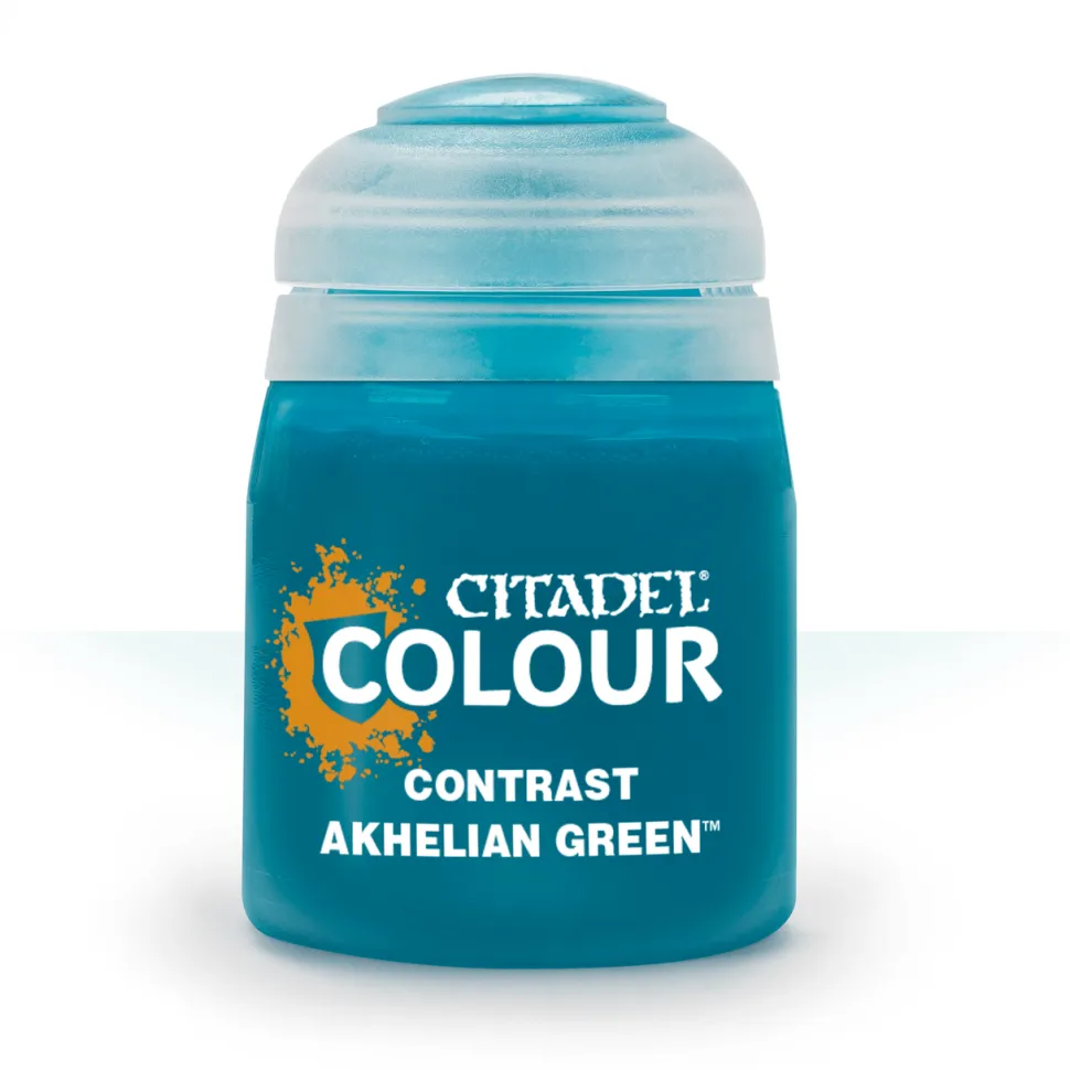 Warhammer Colour 18ml Contrast Akhelian Green Acrylic Paint
