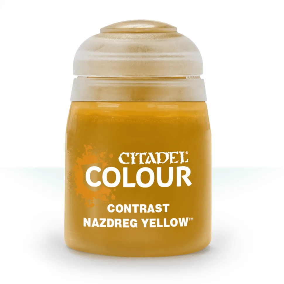 Warhammer Colour 18ml Contrast Nazdreg Yellow Acrylic Paint