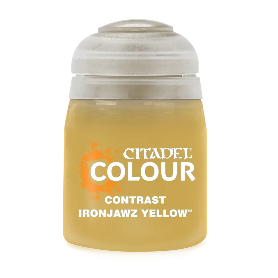 Warhammer Colour 18ml Contrast Ironjawz Yellow Acrylic Paint